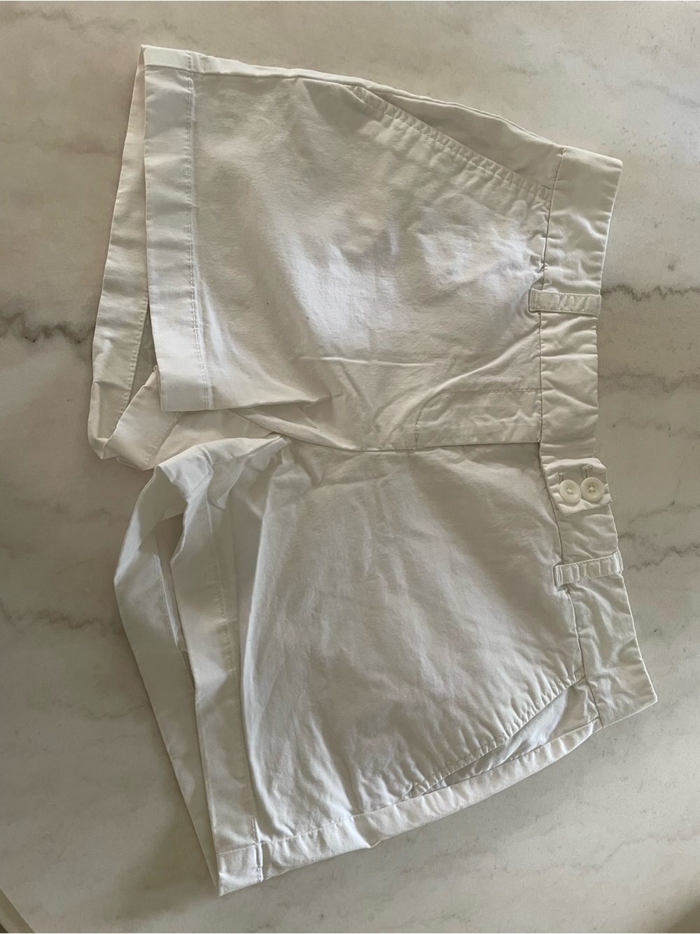 Vineyard Vines White Cotton Shorts 3.5" inseam